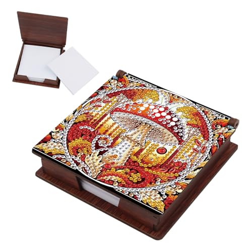 SHEGZHUC Diamond Painting Notizzettel Zettelbox Nachfüllpack Halter Bambus Notizblock mit 160 Blättern Diamant Malerei Zettelkasten Notizzettelbox Holz Mosaik Bilder Geschenk || Pilzhaus Zauberwald SHEGZHUC Diamond Painting Notizzettel Zettelbox Nachfüllpack Halter Bambus Notizblock mit 160 Blättern Diamant Malerei Zettelkasten Notizzettelbox Holz Mosaik Bilder Geschenk || Pilzhaus Zauberwald von SHEGZHUC