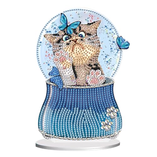 SHEGZHUC Diamond Painting Ornamente Diamant Painting Ornamente Diamant Malerei Kunst Stickerei Kreuzstich Diamond Painting Tisch Deko Geschenk || Diamond Painting Katze Kristallkugel Blau SHEGZHUC Diamond Painting Ornamente Diamant Painting Ornamente Diamant Malerei Kunst Stickerei Kreuzstich Diamond Painting Tisch Deko Geschenk || Diamond Painting Katze Kristallkugel Blau von SHEGZHUC