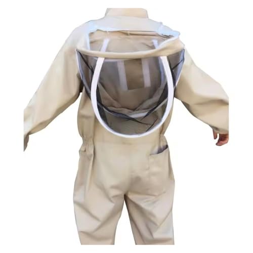 Bienenanzug Professioneller Ganzkörper-Imkeranzug, belüftetes Design mit Handschuhen for eine sichere Bienenhaltung(L) von SHEHUALI