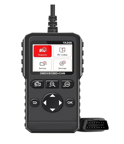 Fehlerdetektor, DTC Lookup Automotive Professionelle Diagnose Werkzeug Auto Motor System Code Reader Scanner YA200 OBD2 von SHEHUALI