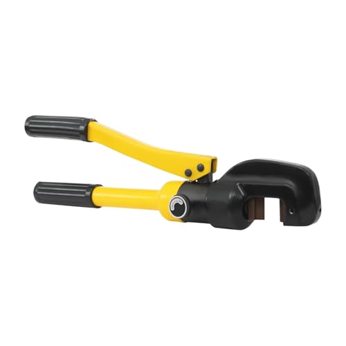 Hydraulisches Crimpwerkzeug, Hydraulischer Bewehrungsschneider, tragbares Bewehrungsschneidewerkzeug mit 8T Crimpkraft und C-förmim Kopf for einfachen Formwechsel und Stahlstann von SHEHUALI