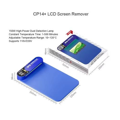 LCD-Bildschirm-Separator, CP14 Plus LCD-Bildschirmentferner 14 Zoll for die Demontage des Handy-Pad-Bildschirms Separator Schnelle Heizplattformreparatur von SHEHUALI