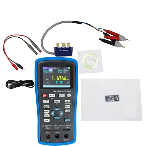 LCR-Brücke, LCR Digital Brid Meter ET43 USB Handheld Hochpräzise Kapazität Induktivität Widerstand Test Digitalanzei(ET431) von SHEHUALI