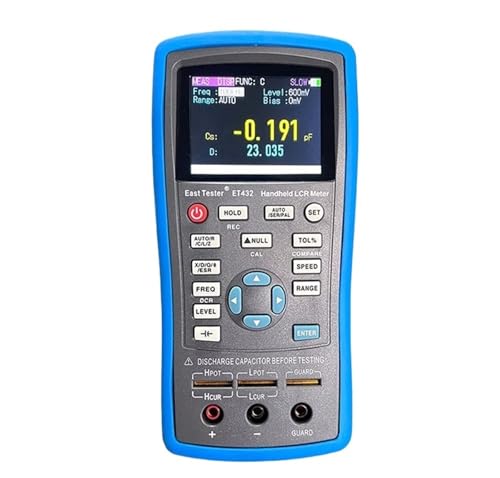 LCR-Brücke, LCR Digital Bridge Mer USB Handheld Hochpräzise Kapazität Induktivität Widerstand Test Digitalanzeige(ET433) von SHEHUALI