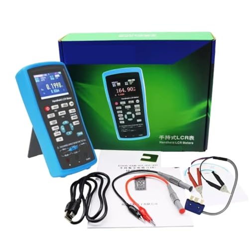 LCR-Brücke, Multifunktions-Handheld-LCR-Digitalbrückenmessgerät, USB, hochpräzises Kapazitäts-, Induktivitäts- und Widerstandsmessgerät mit Digitalanzeige(ET432) von SHEHUALI