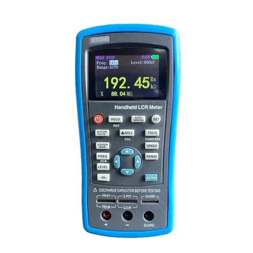 LCR-Brücke, Professionelles LCR-Meter LCR-Tester East ET430 ET432 ET433 Handheld-LCR-Digitalbrücken-Kapazitäts-Induktivitäts-Widerstandstester(ET432 and SMD BAG) von SHEHUALI
