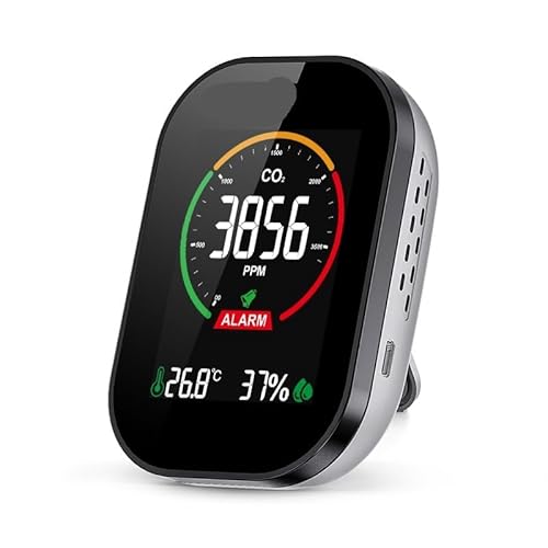 Luftqualitätsmonitor, CO2-Sensor for den Innenbereich, CO2-Messgerät, digitaler Luftdetektor, intelligenter Luftqualitätsanalysator, Haushalts-Luftverschmutzungsmonitor, Gasdetektoren Luftqualitätsmonitor, CO2-Sensor for den Innenbereich, CO2-Messgerät, digitaler Luftdetektor, intelligenter Luftqualitätsanalysator, Haushalts-Luftverschmutzungsmonitor, Gasdetektoren von SHEHUALI