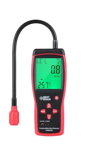 Luftqualitätsmonitor, Smart Sensor Handheld-Lecksucher for brennbare Gase, Erdgas-Leckagetester, tragbare Gase von SHEHUALI