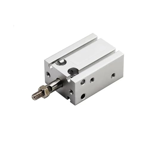 Pneumatikzylinder, CDU20 25 kleiner Pneumatikzylinder, freie Installation, quadratische Aluminium-Luftzylinder 10DX20DX25DX30DX40DX50D(CDU25X5D) von SHEHUALI