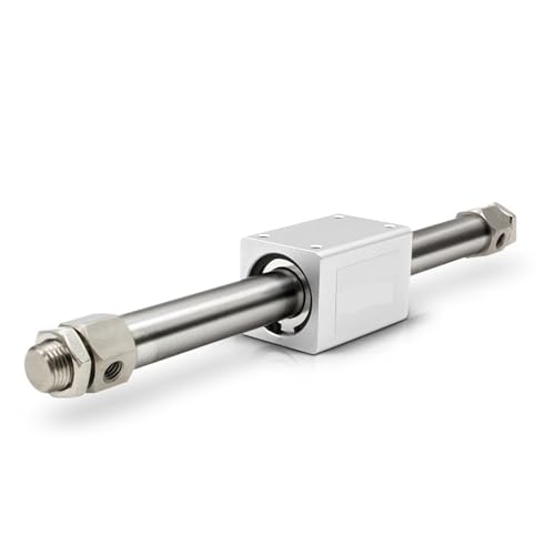 Pneumatikzylinder, CY3B20 Kolbenstangenloser Zylinder mit Magnetkupplung, Hochdruck-Aluminiumlegierung, kolbenstangenloser Langhub-Luftzylinder CY3B20TF-200 CY3B(Stroke 600mm,CY3B40 (Bore 40mm)) von SHEHUALI
