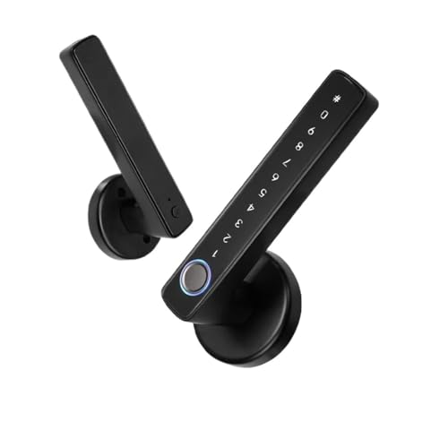 SHEHUALI Bluetooth Smart Fingerabdruck Türgriffschloss Elektronisches Passwort APP Remote Unlock Hotel Apartment Büro Miethaus von SHEHUALI