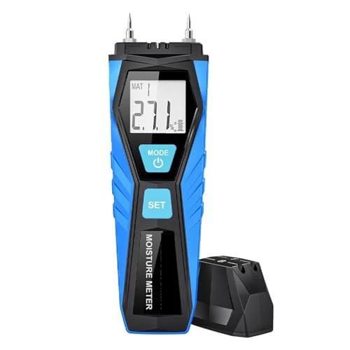 SHEHUALI Bodentester, Digitale Holz Feuchtigkeit Meter Wand Wasser Tester Feuchtigkeit Meter Zwei Pins Hygrometer Beton Zement Ziegel Detektor LCD Display SHEHUALI Bodentester, Digitale Holz Feuchtigkeit Meter Wand Wasser Tester Feuchtigkeit Meter Zwei Pins Hygrometer Beton Zement Ziegel Detektor LCD Display von SHEHUALI