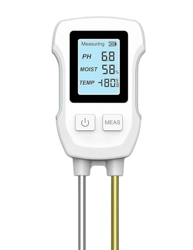 SHEHUALI Bodentester, Digitaler LCD-Bodentester PH/Feuchtigkeit/Temperatur 3,0–9 pH-Messgerät Hitzebeständiger Metallsensor-Feuchtigkeitsmonitor for Blumenpflanzen im Garten SHEHUALI Bodentester, Digitaler LCD-Bodentester PH/Feuchtigkeit/Temperatur 3,0–9 pH-Messgerät Hitzebeständiger Metallsensor-Feuchtigkeitsmonitor for Blumenpflanzen im Garten von SHEHUALI