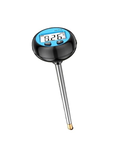 SHEHUALI Bodentester, Digitales 3-in-1-Boden-pH-Meter, Temperatur-Feuchtigkeitsmonitor, pH-Aktivitätstester, Gartenbodenmessräte von SHEHUALI