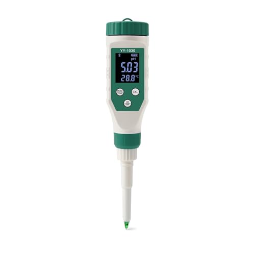 SHEHUALI Bodentester, Digitales Bluetooth-Lebensmittel-PH-Meter 0,00~14,00 Hochnauer Sensor Smart Temp Säuretester for Brauen von Obstkäsefleischkonserven SHEHUALI Bodentester, Digitales Bluetooth-Lebensmittel-PH-Meter 0,00~14,00 Hochnauer Sensor Smart Temp Säuretester for Brauen von Obstkäsefleischkonserven von SHEHUALI