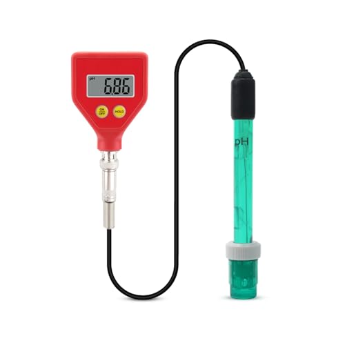 SHEHUALI Bodentester, PH-98105 PH Digitales PH-Meter Hochpräziser PH-Analysator-Tester ATC for Aquarium, Hydrokultur, Labor SHEHUALI Bodentester, PH-98105 PH Digitales PH-Meter Hochpräziser PH-Analysator-Tester ATC for Aquarium, Hydrokultur, Labor von SHEHUALI