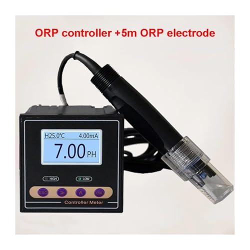SHEHUALI Bodentester, PH Meter PH Online Controller Mit RS485 Ralay Out Niedriren Preis Hydrokultur Ph Ec Meter Controller Automatische(White) von SHEHUALI