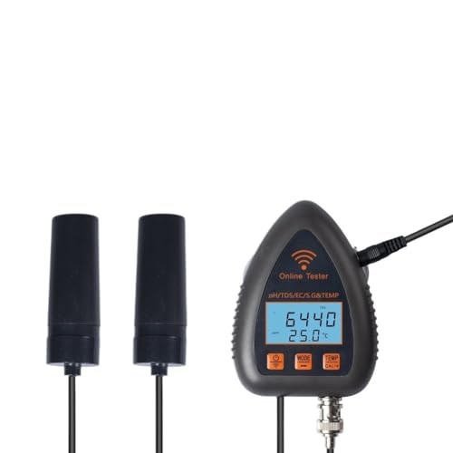 SHEHUALI Bodentester, Smart PH Meter PH TDS EC SG Temp Wasserqualität Tester Online Aquarium Pool Hydroponik Datenlogger Monitor SHEHUALI Bodentester, Smart PH Meter PH TDS EC SG Temp Wasserqualität Tester Online Aquarium Pool Hydroponik Datenlogger Monitor von SHEHUALI