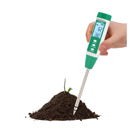 SHEHUALI Bodentester, YY-1066A Boden-Ec- und Wasserhaltsmessrät Hohe nauigkeit for Pflanzentests, Gartenarbeit, Landwirtschaft, pH- und Feuchtigkeitssensor SHEHUALI Bodentester, YY-1066A Boden-Ec- und Wasserhaltsmessrät Hohe nauigkeit for Pflanzentests, Gartenarbeit, Landwirtschaft, pH- und Feuchtigkeitssensor von SHEHUALI