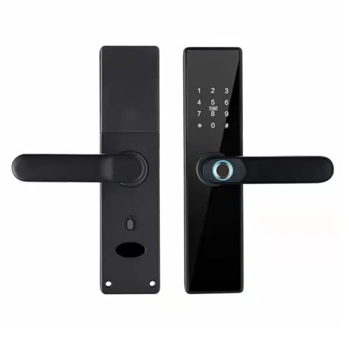 SHEHUALI Smart Lock Fingerabdruck Digitales Passwort 13,56 MHz Elektronisches Schloss Schlüsselloser Zugang Typ C USB Smart Home Intelligence von SHEHUALI