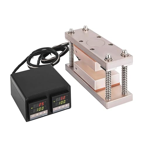 SHEHUALI Wärmepresse, 3 * 5 Zoll Kolophonium-Pressplatte mit Instrumentenrahmen-Set, max. 20 Tonnen Press-Doppelplatten-Temp-Controller-Box for die Wachsölextraktion SHEHUALI Wärmepresse, 3 * 5 Zoll Kolophonium-Pressplatte mit Instrumentenrahmen-Set, max. 20 Tonnen Press-Doppelplatten-Temp-Controller-Box for die Wachsölextraktion von SHEHUALI