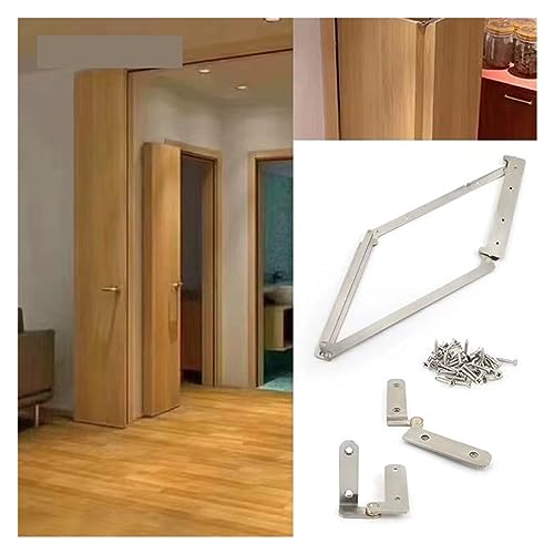 Stabiles Schiebetor im Scheunenstil, Kleiderschrank 180 Grad klappbares flaches Türzubehör, Haushaltstür, Garderobentür, Trennwand, Türbeschläge, Verbindungszubehör Platzsparend(18 mm right away) Stabiles Schiebetor im Scheunenstil, Kleiderschrank 180 Grad klappbares flaches Türzubehör, Haushaltstür, Garderobentür, Trennwand, Türbeschläge, Verbindungszubehör Platzsparend(18 mm right away) von SHEHUALI