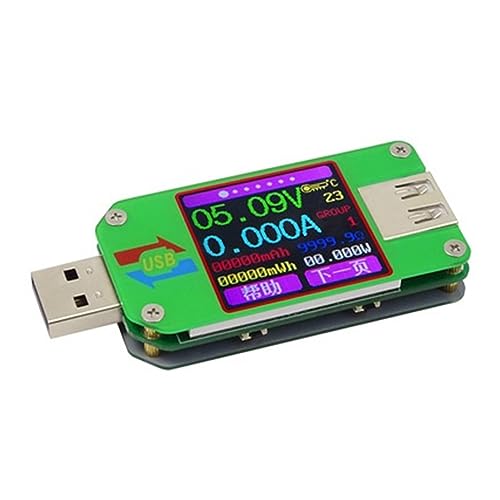 Voltmeter, Batterieladegerät messen USB-Tester LCD-Display USB-Spannungstester TC64 Strommesser Voltmeter UM34 UM34C UM24 UM24C UM25 UM25C(UM24 no Bluetooth) von SHEHUALI