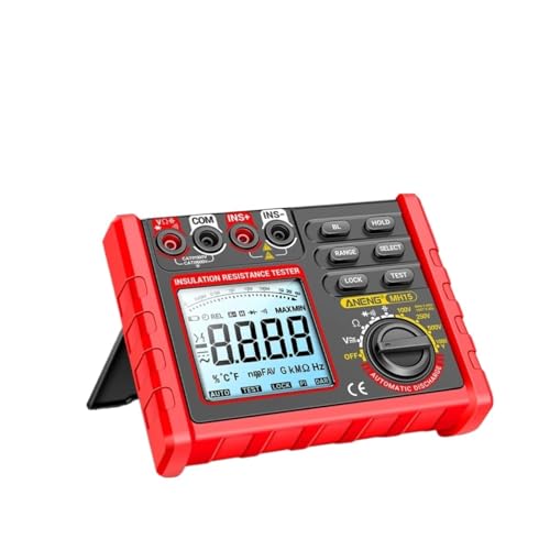 Widerstandstester, Digitales Isolationswiderstandsmessgerät, Multifunktionaler Automatischer Entlade-AC/DC-Spannungstester, Megohmmeter, Tester, Werkzeuge, Ohmmeter,Isolationswiderstandsprüfer von SHEHUALI