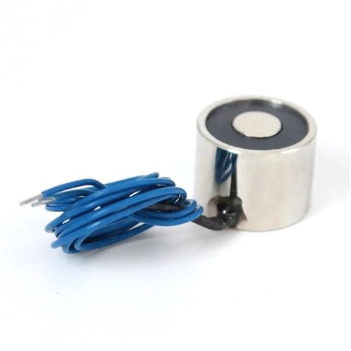 1 Stück Electromagnet (Elektromagnet) - Ansaugkraft 2.5KG (25N), Spezifikationen 20/15, Spule Solenoide 5V/6V/12V/24V Basic Version 12V von SHELIZI