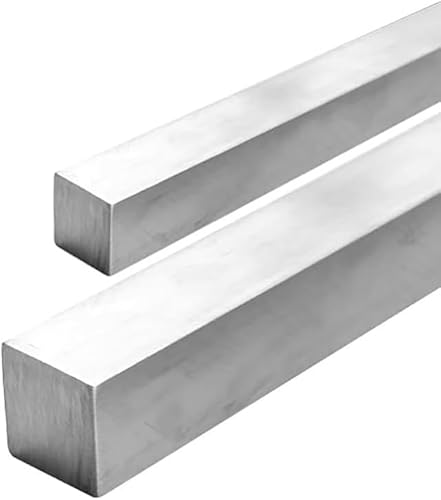 2 Stück Viereckstab aus Edelstahl 304-5mm bis 15mm, Länge 500mm - Hoch korrosionsbeständiges Metallmaterial für Basteln, Bau, Maschinenbau 2PCS 8 * 8mm 2 Stück Viereckstab aus Edelstahl 304-5mm bis 15mm, Länge 500mm - Hoch korrosionsbeständiges Metallmaterial für Basteln, Bau, Maschinenbau 2PCS 8 * 8mm von SHELIZI