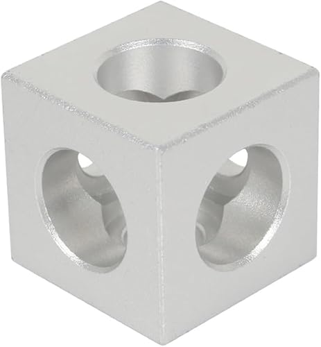 2020 Aluminium Winkelbefestigung - Rechtwinkel L-förmig/Dreieck/Quadrat für Extrusionsprofil 2020 Square Silver 12Pcs von SHELIZI