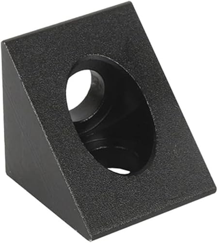 2020 Aluminium Winkelbefestigung - Rechtwinkel L-förmig/Dreieck/Quadrat für Extrusionsprofil 2020 Triangle Black 12Pcs von SHELIZI