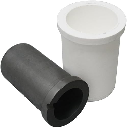 Graphit-Tiegel mit Kieselsäurefutter - Geeignet für Induktionsöfen - Ideal für Schmelzen und Gießen von Gold, Silber und Schrottmetallen 6KG von SHELIZI