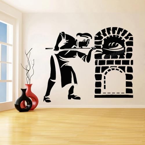 SHELOG Brot Essen Wandtattoo Bäckerei Küche Bäckerei Ofen Wandaufkleber Bäckerei Wanddekoration Vinyl Kunstwandbild SHELOG Brot Essen Wandtattoo Bäckerei Küche Bäckerei Ofen Wandaufkleber Bäckerei Wanddekoration Vinyl Kunstwandbild von SHELOG
