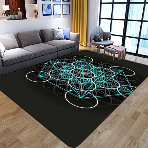 SHELOG Kreative geometrische Polygonbereich Teppich Fußmatte Badezimmer Anti-Rutsch-Matte Wohnzimmer Schlafzimmer Dekoration Tür Boden Teppich von SHELOG