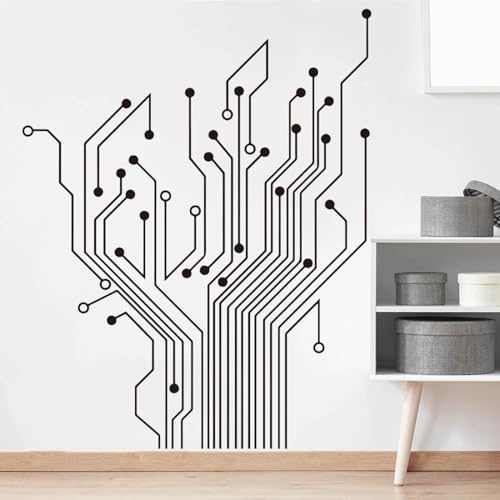 SHELOG Schaltkreisbaum Schaltplan Wandtattoo Kinderzimmer Kinderzimmer Geeky Informatik Schaltkreis Wandtattoo Schlafzimmer Vinyl Kunst Aufkleber SHELOG Schaltkreisbaum Schaltplan Wandtattoo Kinderzimmer Kinderzimmer Geeky Informatik Schaltkreis Wandtattoo Schlafzimmer Vinyl Kunst Aufkleber von SHELOG