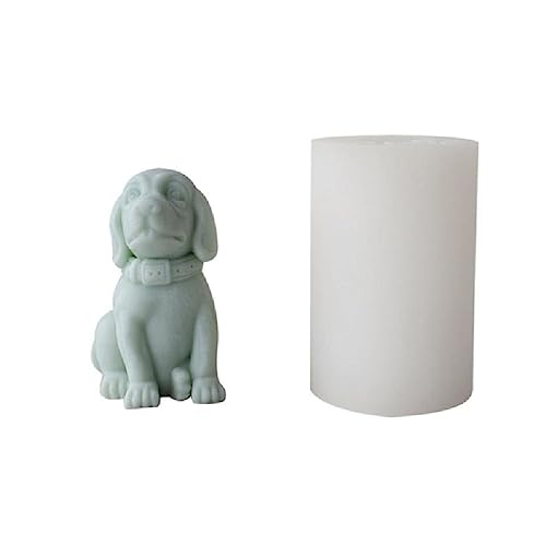 Labrador Hunde Duftkerze Silikonform Harzformen Kuchen Dekoration Form 3D Hunde Gips Ornament Form DIY Werkzeug Hunde Duftkerze Silikonform von SHENGANG