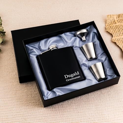 Benutzerdefinierte Groomsmen Edelstahl Flachmann, Personalisierte Gravierte Namen Und Datum Hip Flasks Für Männer Best Man Geschenk Für Hochzeit Anlass Benutzerdefinierte Groomsmen Edelstahl Flachmann, Personalisierte Gravierte Namen Und Datum Hip Flasks Für Männer Best Man Geschenk Für Hochzeit Anlass von SHENGBEIDZ