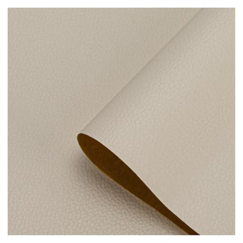 SHENGG 1 Rolle wasserdichtes selbstklebendes Leder-Kunstleder-Reparatur-Patch-Band for Sofa, Autositz, Möbel, Stuhl, Vinyl-Reparatur-Patch-Kit(Beige,50x100cm) von SHENGG