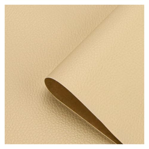 SHENGG 1 Rolle wasserdichtes selbstklebendes Leder-Kunstleder-Reparatur-Patch-Band for Sofa, Autositz, Möbel, Stuhl, Vinyl-Reparatur-Patch-Kit(Beige yellow,50x300cm) von SHENGG