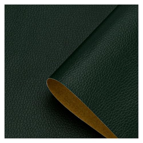 SHENGG 1 Rolle wasserdichtes selbstklebendes Leder-Kunstleder-Reparatur-Patch-Band for Sofa, Autositz, Möbel, Stuhl, Vinyl-Reparatur-Patch-Kit(Black green,50x100cm) von SHENGG