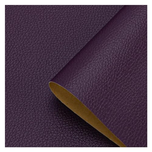 SHENGG 1 Rolle wasserdichtes selbstklebendes Leder-Kunstleder-Reparatur-Patch-Band for Sofa, Autositz, Möbel, Stuhl, Vinyl-Reparatur-Patch-Kit(Dark purple,50x100cm) von SHENGG