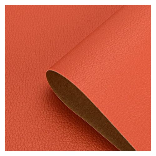 SHENGG 1 Rolle wasserdichtes selbstklebendes Leder-Kunstleder-Reparatur-Patch-Band for Sofa, Autositz, Möbel, Stuhl, Vinyl-Reparatur-Patch-Kit(Orange,50x300cm) von SHENGG