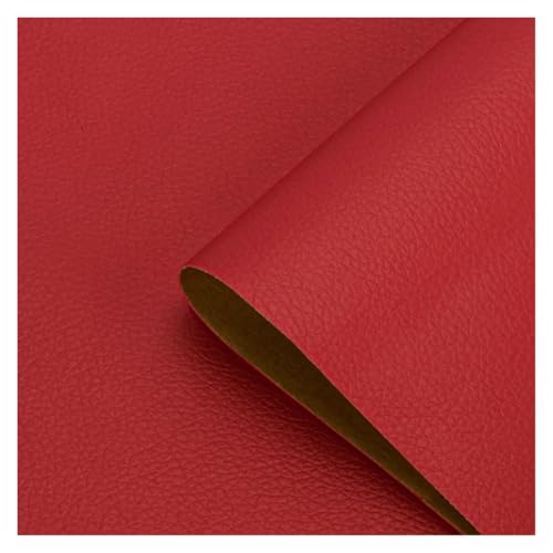 SHENGG 1 Rolle wasserdichtes selbstklebendes Leder-Kunstleder-Reparatur-Patch-Band for Sofa, Autositz, Möbel, Stuhl, Vinyl-Reparatur-Patch-Kit(Red,50x500cm) von SHENGG