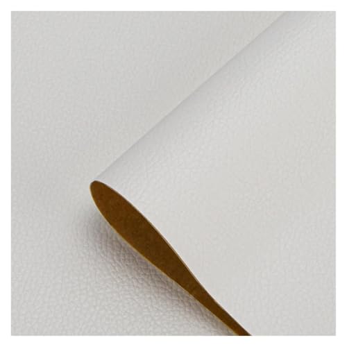 SHENGG 1 Rolle wasserdichtes selbstklebendes Leder-Kunstleder-Reparatur-Patch-Band for Sofa, Autositz, Möbel, Stuhl, Vinyl-Reparatur-Patch-Kit(White,50x500cm) von SHENGG
