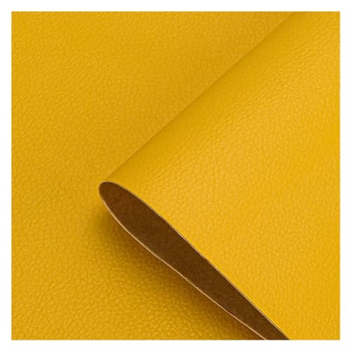 SHENGG 1 Rolle wasserdichtes selbstklebendes Leder-Kunstleder-Reparatur-Patch-Band for Sofa, Autositz, Möbel, Stuhl, Vinyl-Reparatur-Patch-Kit(Yellow,50x1000cm) von SHENGG