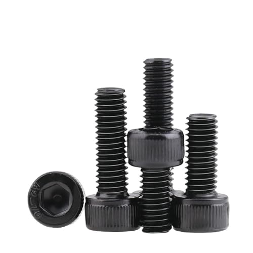 SHENGG 10 teile/los Hexagon Allen Innensechskant Cup Head Schraube Schrauben M2 M2.5 M3 M4 M5 M6 M8 Grade 12,9 Carbon Stahl(20mm x10pcs,M2) von SHENGG