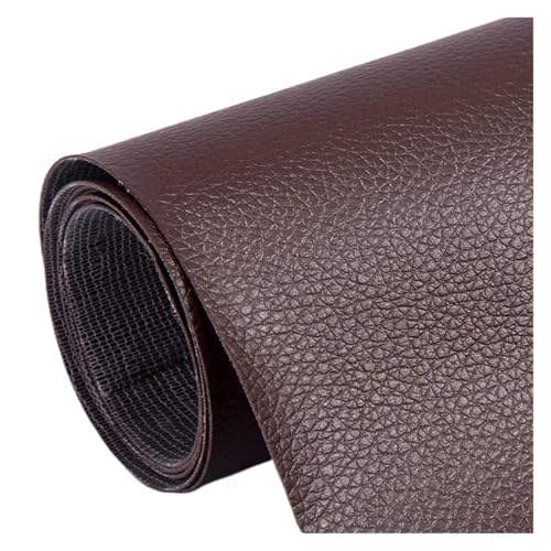 SHENGG 100 x137cm Möbel Schuhe Erste Hilfe Patch Leder Patch DIY Schwarzes selbstklebendes Leder Reparaturband for Sofa Reparatur Patches(Dark brown,50x70cm) von SHENGG
