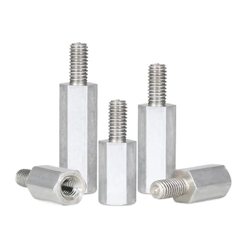 SHENGG 20 Stücke Aluminium Männlichen Hex Spacer M2 M2.5 M3 M4 M5 M6(16mm,M3) von SHENGG