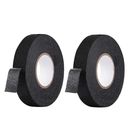 SHENGG 20M Isolierband Hitzebeständiges Kabelbaumband 8/15/19mm Autokabelbaum Kabelbaumschutz Wasserdichtes Band(2PCS,20M_8MM) von SHENGG